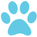 blue paw icon